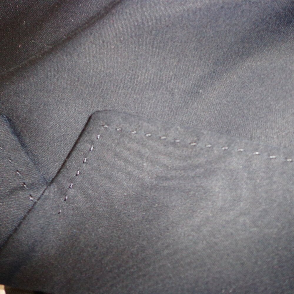 NWT Calvin Klein Lined Blazer 8 Dk Navy Button Closure Notched Lapel Faux Pocket - Picture 11 of 16